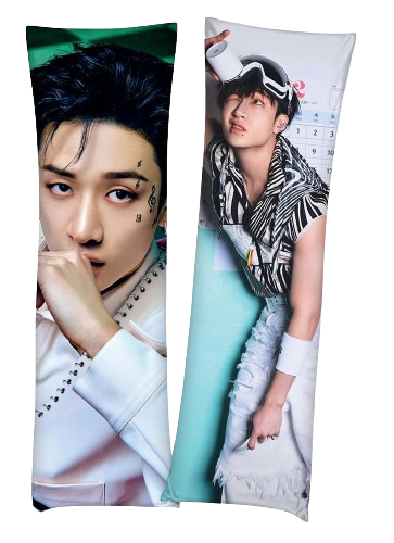 Дакімакура 150х50см Бан Чан Бангчан Банчан Стрей Кідс Bangchan Stray Kids Подушка з наволочкою  двостороння, фото 1