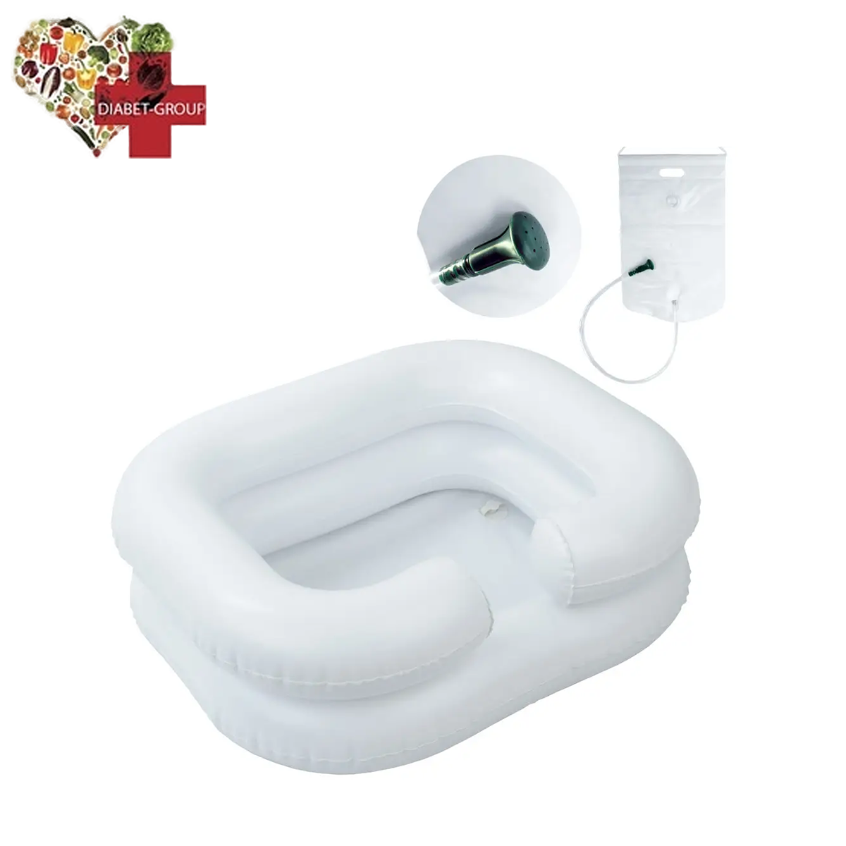 Ванночка для миття голови з резервуаром і лійкою OSD-F-1002