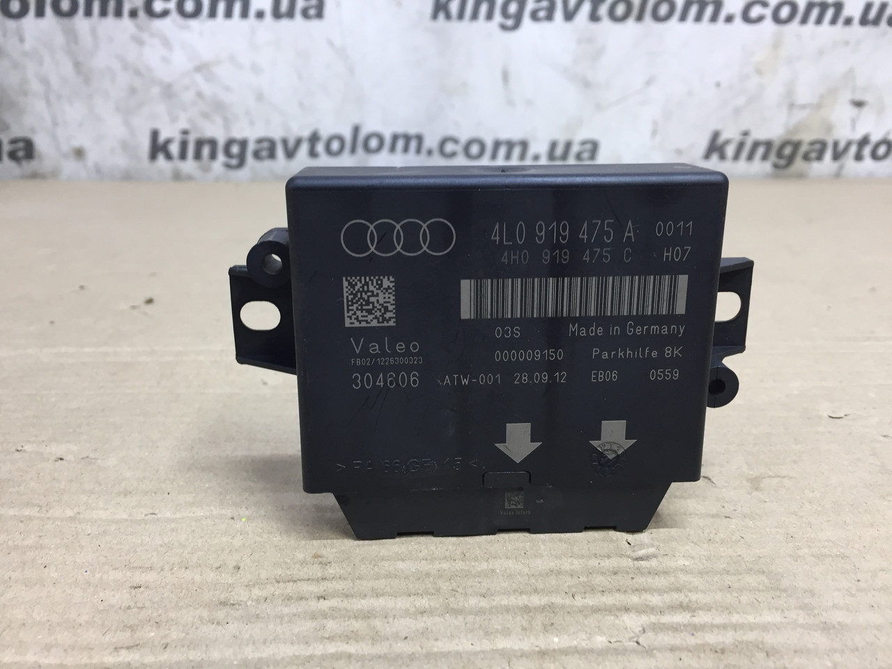 Блок управління парктроніком Audi Q7 4L 4L0919475A, фото 1