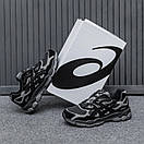Кросівки чоловічі чорні зимові Asics Gel-NYC Black Grey Gore-Tex Termo (22773), фото 2