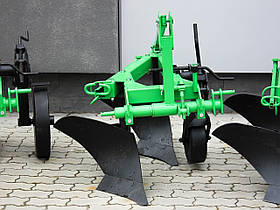 Плуг 2 по 20 см навісний двокорпусний (висока стійка 52 см, посилена рама 80 мм)