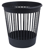 Корзина для сміття пластикова 12 л "Алеана" чорна