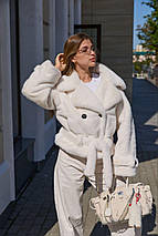 Розкішна зимова шуба з еко-хутра ПВ-381 р-ри 42–54, фото 2