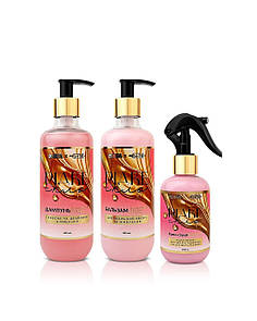 Набір 3в1 для блиску та гладкості «Рідке скло»