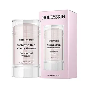 Парфумований дезодорант з гіалуроновою кислотою і пребіотиками HOLLYSKIN Prebiotic Deo. Cherry Blossom 50 г