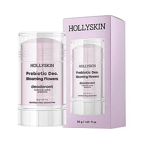 Парфумований дезодорант з гіалуроновою кислотою і пребіотиками HOLLYSKIN Prebiotic Deo. Blooming Flowers 50 г