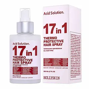 Спрей-термозахист для волосся 17 in 1 HOLLYSKIN Acid Solution 200 мл