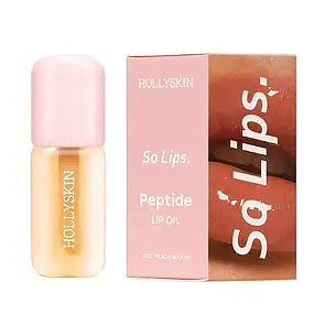 Зволожувальна олія для губ HOLLYSKIN So Lips. Peptide Lip Oil 002. Peach Bloom 4 мл