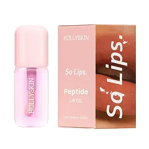 Зволожувальна олія для губ HOLLYSKIN So Lips. Peptide Lip Oil 003. Vanilla Cloud 4 мл