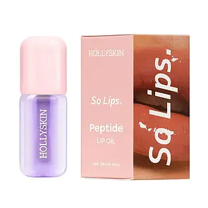 Зволожувальна олія для губ HOLLYSKIN So Lips. Peptide Lip Oil 005. Grape Rush 4 мл