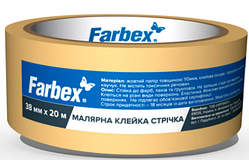 Малярна клейка стрічка Farbex 24мм, 40м
