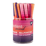 Ручка кулькова YES Gradient mood 0,7 мм фіолетова, фото 3