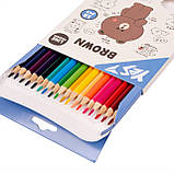 Олівці кольорові YES 18 кол Line Friends, фото 2