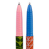 Ручка гелева YES пиши-стирай Abstract Flowers 0,7 мм синя, фото 4