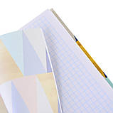 Блокнот 100*200 64 Кл. YES 7БЦ Abstract, фото 3