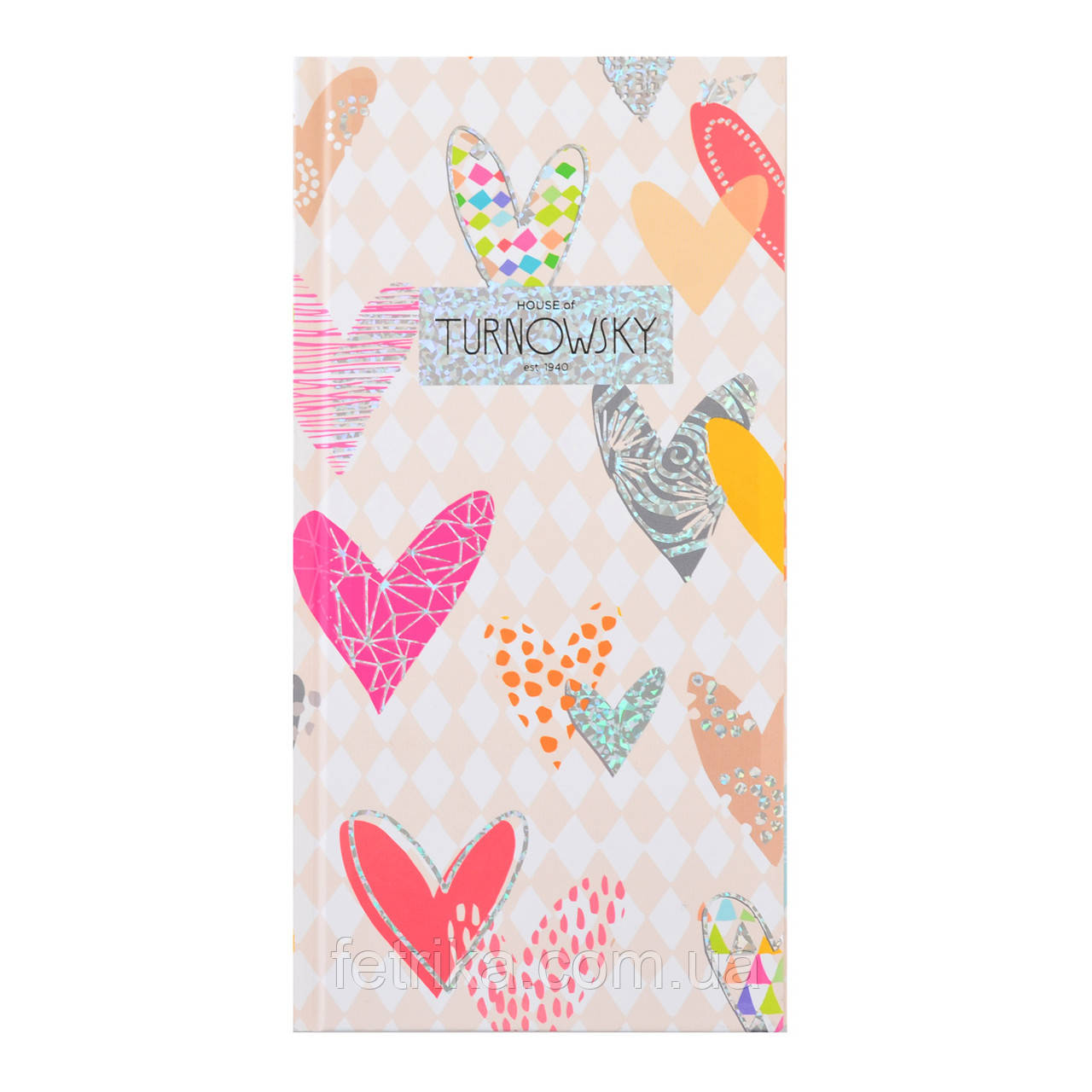 Блокнот 100*200 96 Лін. YES Інтегральний Turnowsky. Pattern Heart, фото 1