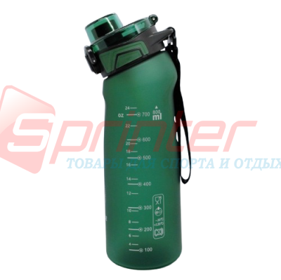 Пляшка для води 800 мл. YY-141-Зелена, фото 1