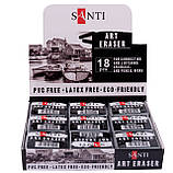 Ластик клячка класична SANTI 35*35*10 мм, фото 3