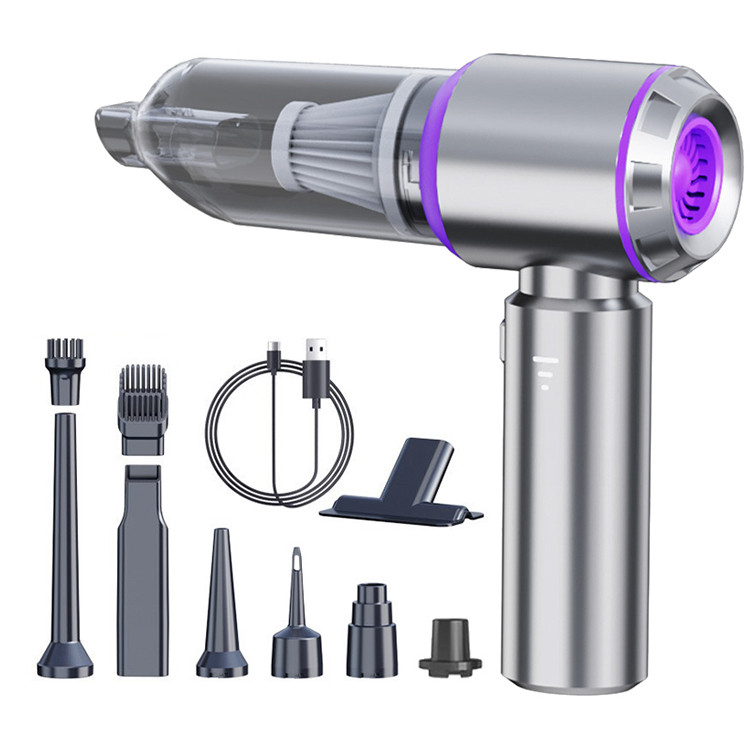 Портативний міні пилосос HL-121, ручний бездротовий вакуумний очищувач для авто, офісу та дому