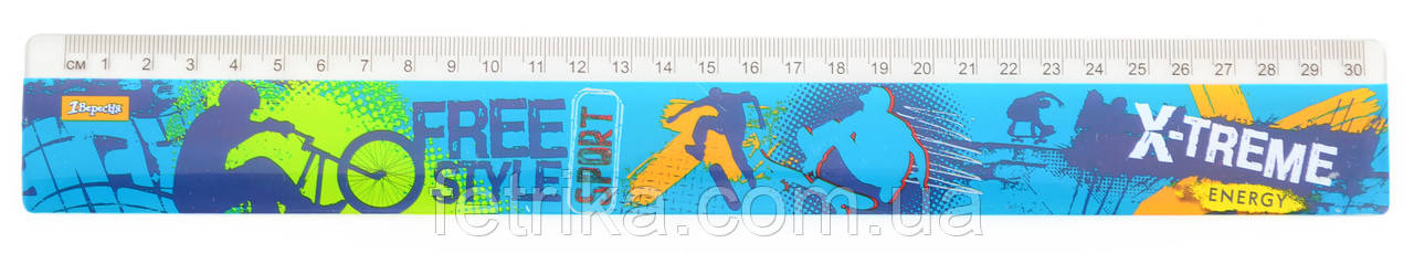 Лінійка 30 см "X-Treme", фото 1
