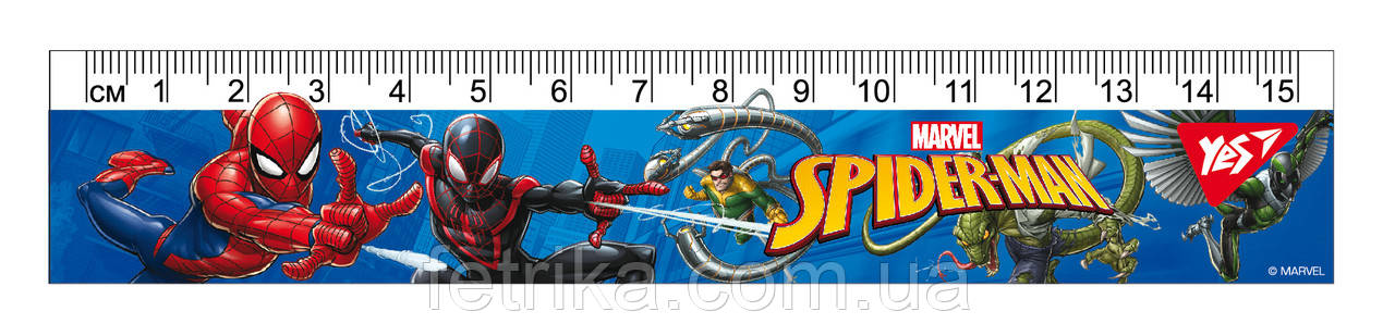 Лінійка YES 15см "Marvel", фото 1
