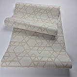 Шпалери вінілові 0.53 × 10.05 м Marburg 30821, бежеві з візерунком для спальні, вітальні, кабінету, фото 2