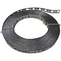 Стрічка монтажна перфорована оцинкована 15 мм; 0,55 мм; 30 м (перфострічка)