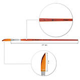 Художній пензель, синтетика Santi Studio, коротка ручка, саблевидний, №8, фото 2