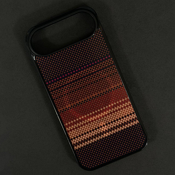 Чохол Gloss Elite Carbonique Magnetic для iPhone 17 Air Pixel Red