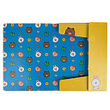 Папка YES A4 на гумці Line Friends, фото 2