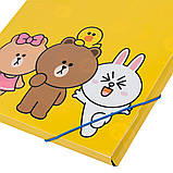 Папка YES A4 на гумці Line Friends, фото 4