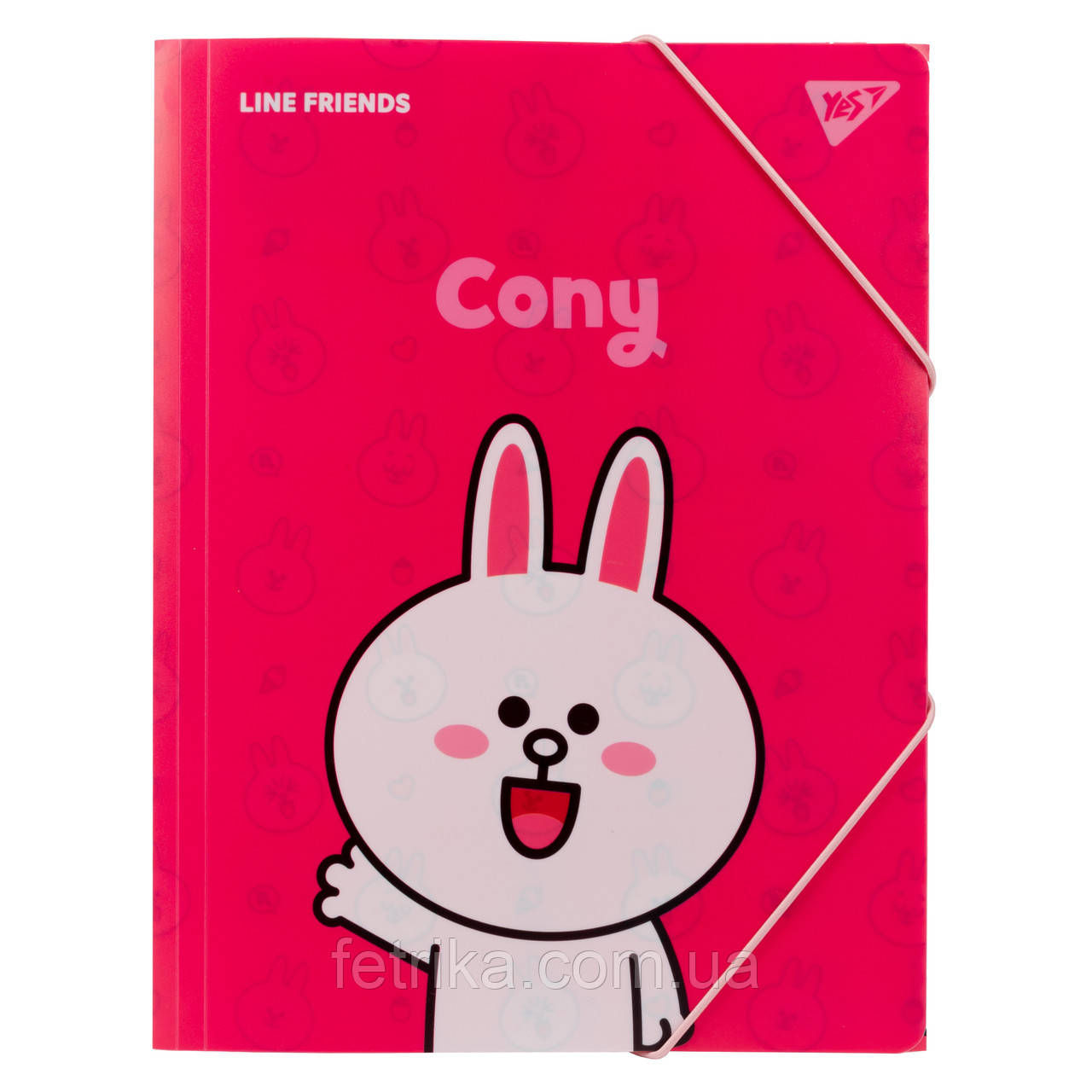 Папка на гумці YES A4 Line Friends Cony, фото 1