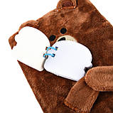 Блокнот пухнастий YES Line Friends Brown, фото 5