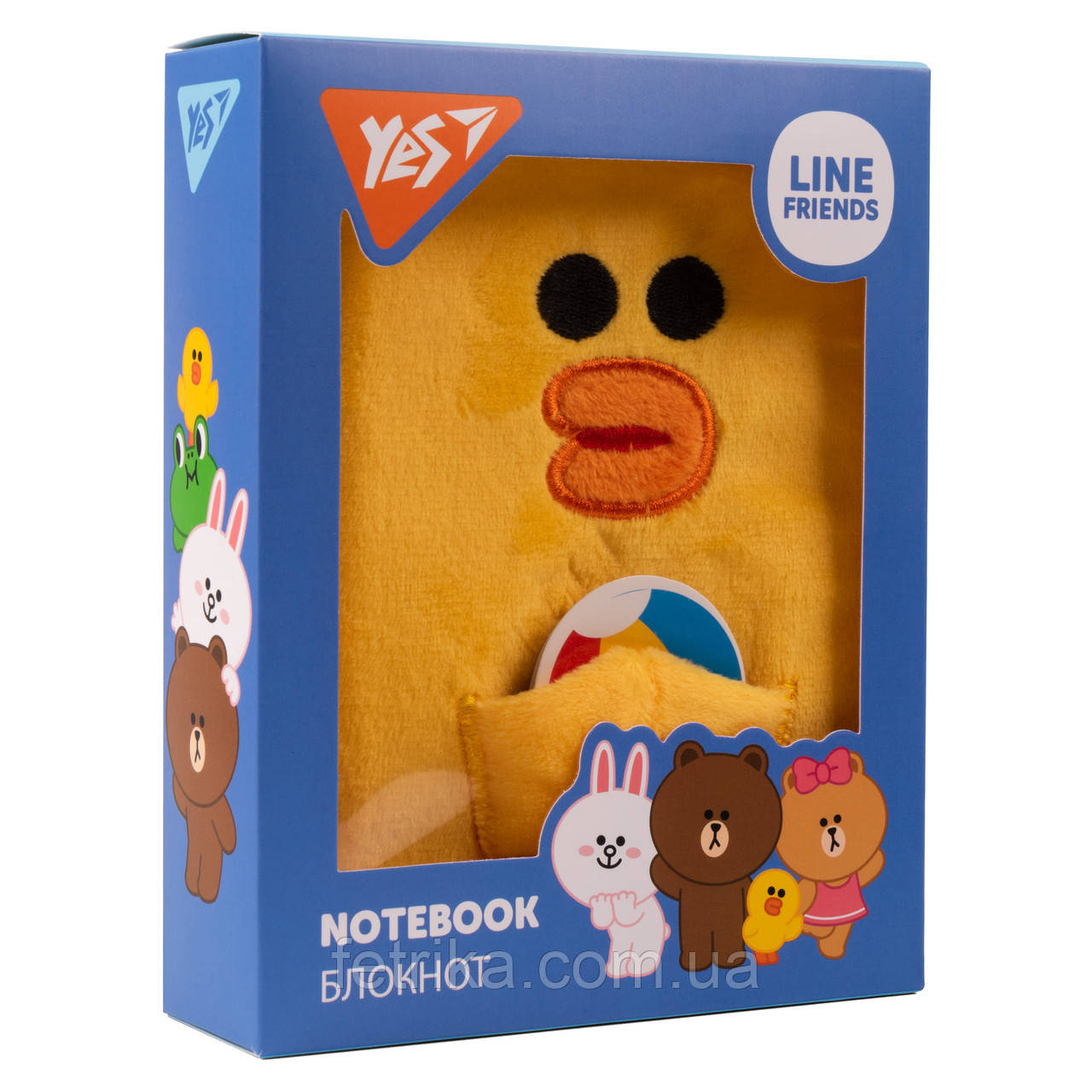 Блокнот пухнастий YES Line Friends Sally, фото 1