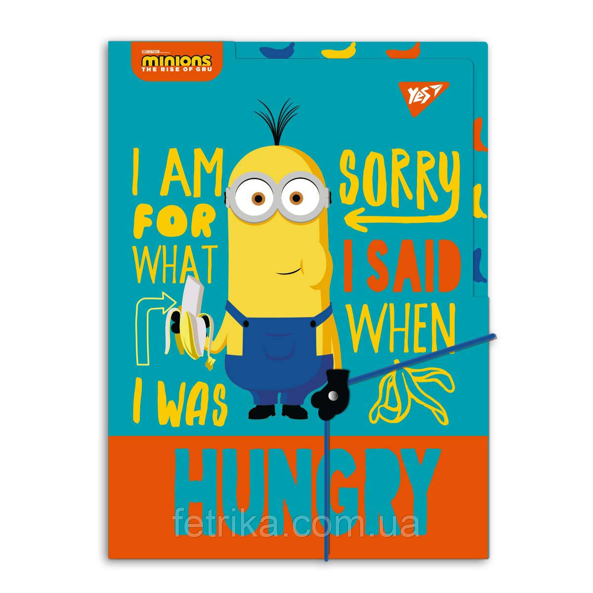 Папка YES А4 c 3 роздільниками Minions, фото 1