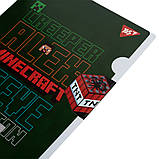 Папка-куток YES A4 з клапаном Minecraft, фото 2