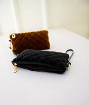 Стильний плюшевий клатч гаманець, фото 2