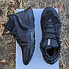 Зимові чоловічі шкіряні черевики, кросівки чорні утеплені з натуральної шкіри на хутрі на зиму для чоловіків, розмір 40-45, фото 5