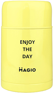 Термос пищевой 0,77л (MG-1035), Нержавеющая сталь, желтый, MAGIO, Арт.66940