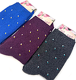 Шкарпетки жіночі повна махра Крапки асорті 23-25 р. (12 пар!) (Зимові) Варос, фото 3