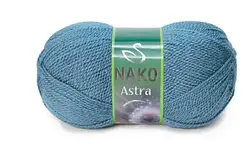 Nako ASTRA (Нако Астра) №00185 синій (Пряжа 100% акрил, нитки для в'язання)