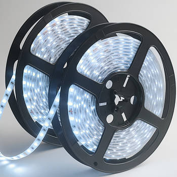 Комплект 2шт Світлодіодна LED стрічка 5м, з USB, Холодний Білий / Лед стрічка від повербанка