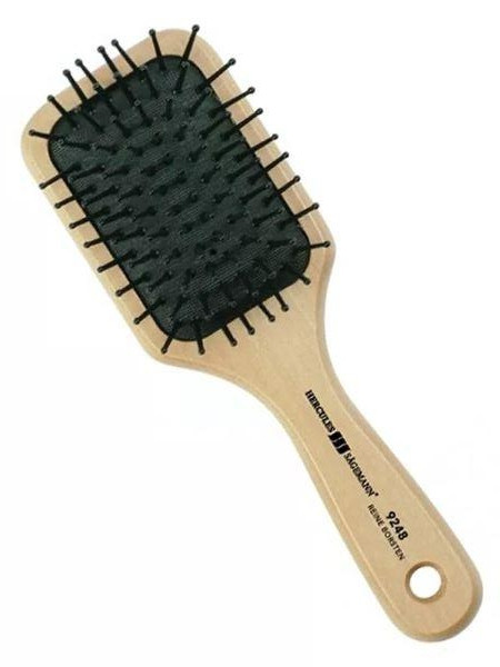 Щітка для волосся квадратна Hercules square paddle brush maple no bristles, фото 1