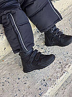 Дитячі ортопедичні демісезонні черевики на липучках на флісі 30 розмір, фото 4