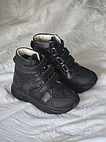 Дитячі ортопедичні демісезонні черевики на липучках на флісі 30 розмір, фото 6