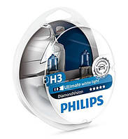 Philips 12336 DV S2 Автомобільна лампа галогенова H3 12V 55W PK22S 2 шт.