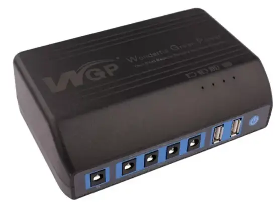 ДБЖ для роутера / комутатора WGP WGP512A 31200мАг 115Wh 24W black, фото 1