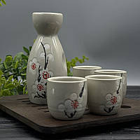 Набір для саке Ніжне цвітіння 5 предметів