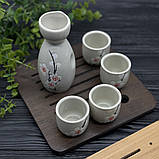 Набір для саке Ніжне цвітіння 5 предметів, фото 2