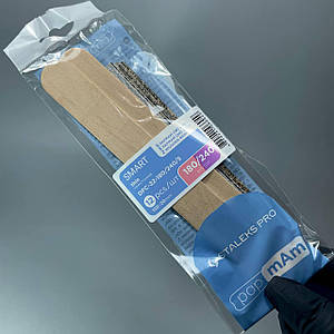 Змінні файли papmAm 180 грит (5 шт), 240 грит (5 шт) та дерев'яна основа (2 шт) SMART 22